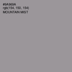 #9A969A - Mountain Mist Color Image